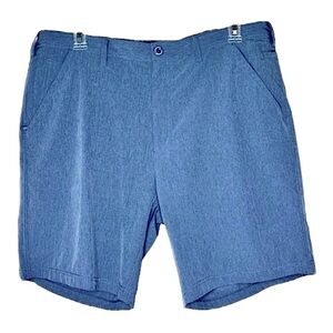 WEEKENDER Casual Life Flat Front Stretch Blue 8.5” Shorts Golf Men’s Waist 38
